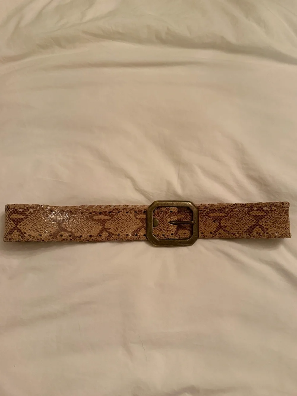Melamed Snakeskin Leather Belt
